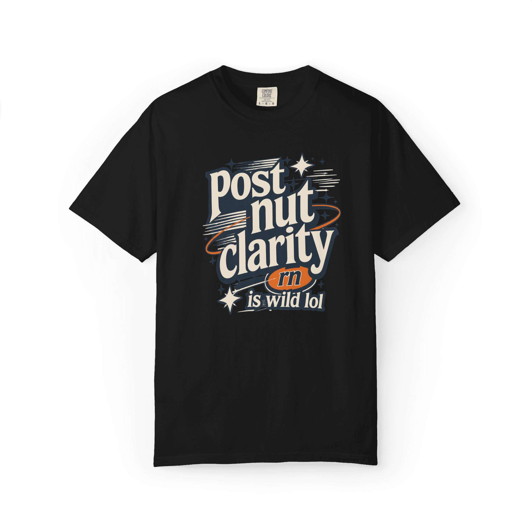 post nut clarity tee product photo