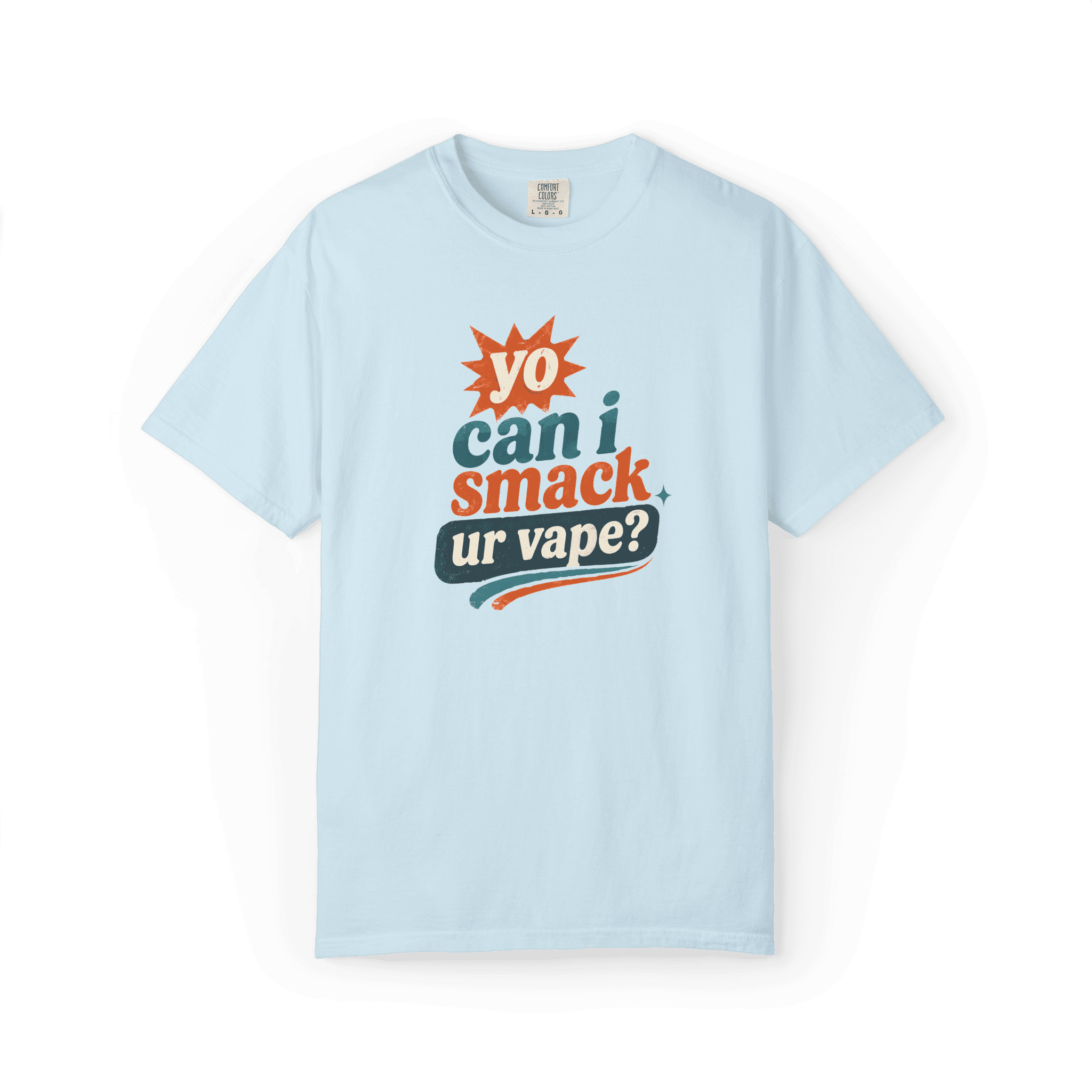 yo can i smack ur vape tee product photo
